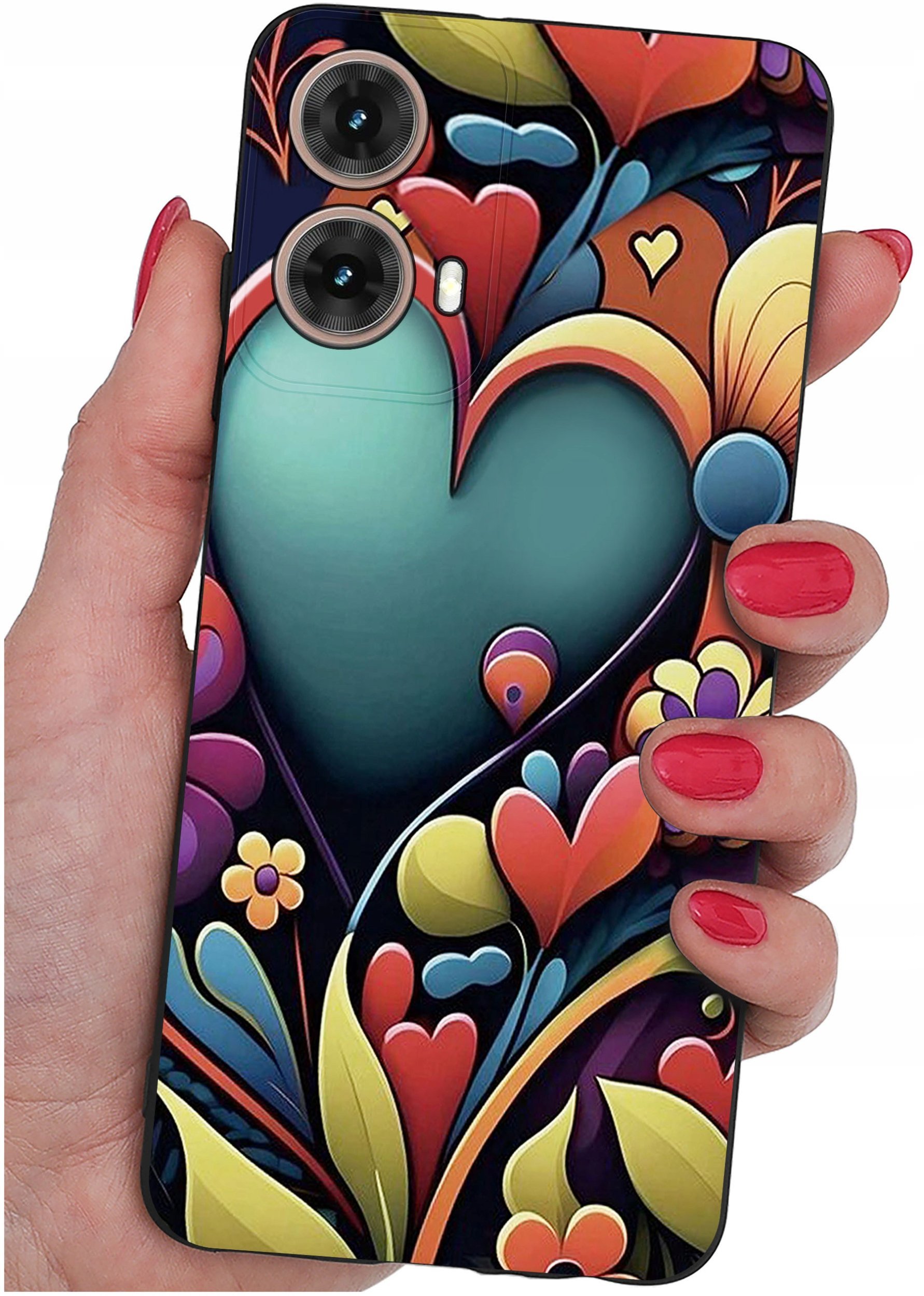 Etui do Motorola Moto G85 5G WZORYSILIKONOWE MATT CASE