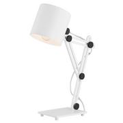 Lampy stojące - Argon Lampa biurkowa 1x60W E27 ZEBRANO 3451 Biała ARGON - miniaturka - grafika 1