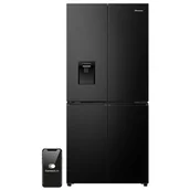 Lodówki - Hisense RQ5P470SMFE Side by Side No Frost - miniaturka - grafika 1