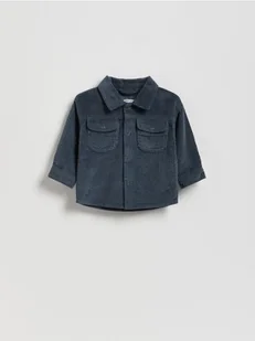 Reserved - Bawełniana koszula - ciemnoszary - Bluzki dla niemowląt - miniaturka - grafika 1