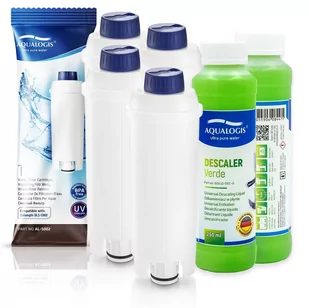 Zestaw Delonghi Aqualogis AL-S002 4szt, Verde 250ml - Akcesoria i części do ekspresów do kawy - miniaturka - grafika 1