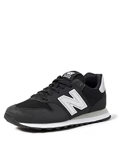 Sneakersy damskie - New Balance Męskie 500 U Sneakersy, Czarne srebro, 41.5 EU - grafika 1