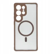 Etui i futerały do telefonów - Futerał FULL MATTE MAG COVER kompatybilny z MagSafe do SAMSUNG S25 brązowy - miniaturka - grafika 1