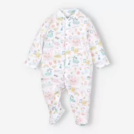 Pajacyki dla niemowląt - Pajac niemowlęcy SUNNY z bawełny organicznej dla dziewczynki-86 - miniaturka - grafika 1