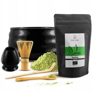 Herbata - Zestaw Akcesoriów do parzenia herbaty Matcha Japońska Premium Bio 30g - miniaturka - grafika 1