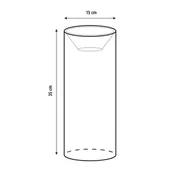 Oprawy, klosze i abażury - Abażur WALEC / TUBA Ø15 - miniaturka - grafika 1