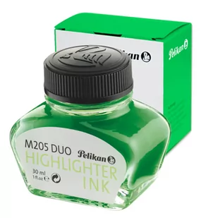 Pelikan 339580 atrament fluorescencyjny do wiecznych piór M 205 DUO, 30 ml, 1 szt., zielony 339580 - Naboje i atramenty - miniaturka - grafika 1