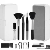 Pozostałe akcesoria do telefonów - Zestaw do czyszczenia klawiatury telefonu słuchawek 18w1 Wielofunkcyjny Szczotka Klucz do SIM Czyścik Alogy Set - miniaturka - grafika 1