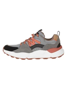 Skechers Skórzane sneakersy "Bendino Dormer" w kolorze pomarańczowo-szarym - Trampki męskie - miniaturka - grafika 1