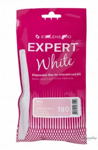 Staleks - Pro Expert - White Disposable Files - Jednorazowe nakładki wymienne na pilnik do paznokci 180 grit. - 30 sztuk - Akcesoria do paznokci - miniaturka - grafika 1