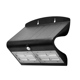V-tac Projektor Solarny 6.8W LED + Czarny+Czarny VT-767-7 4000K 800lm - Lampy ogrodowe - miniaturka - grafika 1