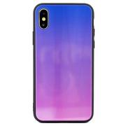 Etui i futerały do telefonów - Beline Etui Glass iPhone X/Xs wzór 4 (gradient blue) - miniaturka - grafika 1