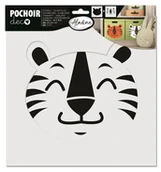 Scrapbooking - Szablon 2-stopniowy 28x28cm, Głowa tygrysa - miniaturka - grafika 1