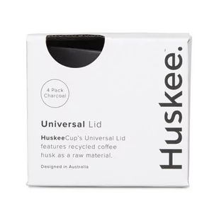 HUSKEE Pokrywka Huskee Charcoal 4 szt 9352913000129 - Inne naczynia kuchenne - miniaturka - grafika 2