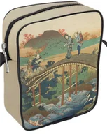 Torebki damskie - Torba Listonoszka Ariwara no Narihira Katsushika Hokusai - miniaturka - grafika 1