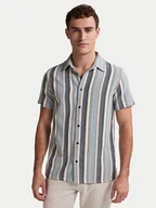 Koszule męskie - Petrol Industries Koszula M-1050-SIS442 Niebieski Regular Fit - miniaturka - grafika 1