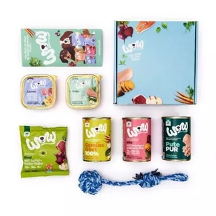 WOW BOX zestaw dla psa dorosłego Prezent - Mokra karma dla psów WOW BOX zestaw dla psa dorosłego Prezent - Mokra karma dla psów - miniaturka - grafika 3