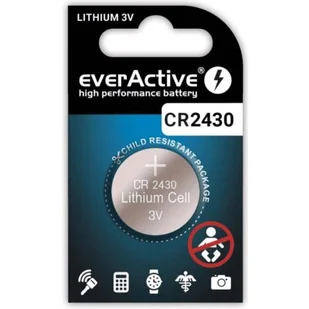 EverActive 1 x bateria litowa mini CR2430 CR24301BL - Baterie i akcesoria EverActive 1 x bateria litowa mini CR2430 CR24301BL - Baterie i akcesoria - miniaturka - grafika 1