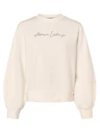 Bluzy damskie - Armani Exchange Bluza damska Kobiety biały jednolity, M - miniaturka - grafika 1