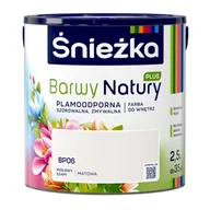 Farby wewnętrzne - Farba lateksowa Barwy Natury PLUS TESTER perłowy szary BP06 2,5 l Śnieżka - miniaturka - grafika 1