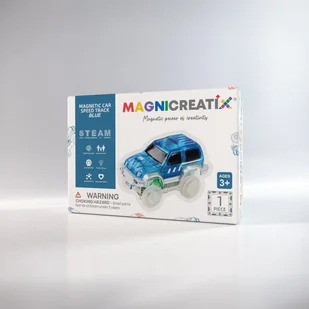 Klocki Magnetyczne SAMOCHÓD WYŚCIGOWY NIEBIESKI MAGNICREATIX - Klocki Klocki Magnetyczne SAMOCHÓD WYŚCIGOWY NIEBIESKI MAGNICREATIX - Klocki - miniaturka - grafika 1