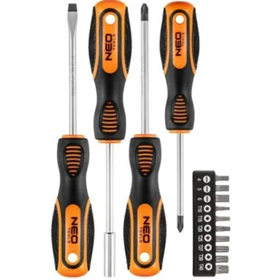Neo Tools Zestaw wkrętaków i końcówek wkrętakowych 04-196 14 sztuk) - Akcesoria do elektronarzędzi - miniaturka - grafika 1