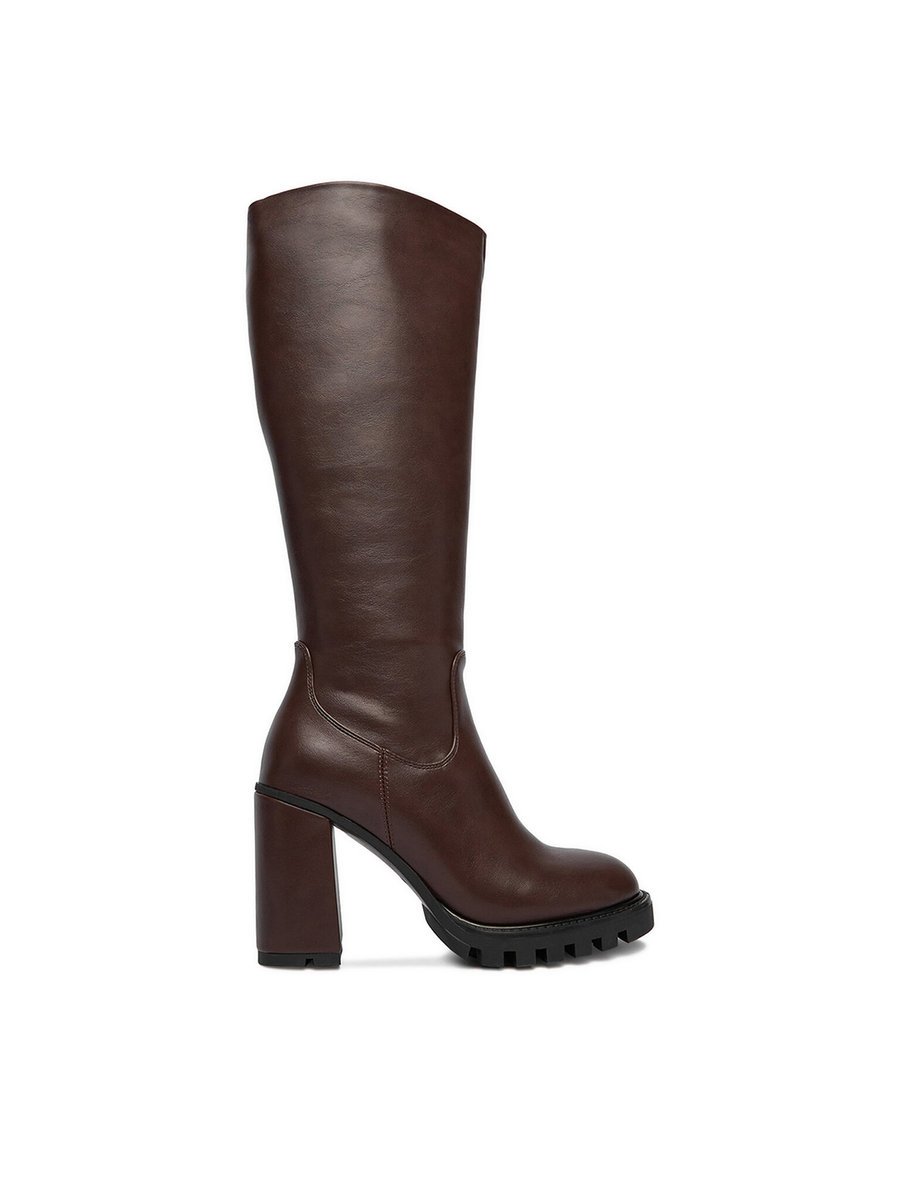Nine West Kozaki Damskie Brązowy CEO-HALA-01