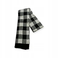 Apaszki i szaliki damskie - Szalik w czarno-białą kratkę Lane Bryant - miniaturka - grafika 1