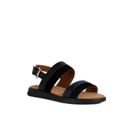Sandały damskie - Damskie Sandały GEOX D DANDRA D35NNA-05422-C9999 – Czarny - miniaturka - grafika 1
