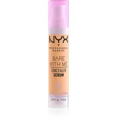 Korektory do twarzy - NYX Professional Makeup Bare With Me Concealer Serum- Rich Tan 06 9.6 ml - miniaturka - grafika 1