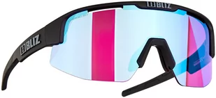 Bliz Bliz Matrix Small Nano Optics Glasses, matte black/begonia with blue multi nordic light  2021 Okulary sportowe 52107-14N - Okulary sportowe - miniaturka - grafika 1
