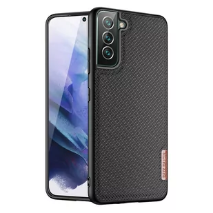Dux Ducis Fino etui pokrowiec pokryty nylonowym materiałem Samsung Galaxy S22+ (S22 Plus) czarny - Etui i futerały do telefonów - miniaturka - grafika 1