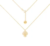 Naszyjniki - Pozłacany choker pancerka z psem Beagle - miniaturka - grafika 1