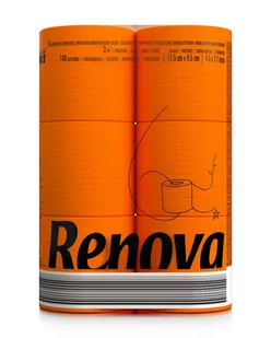 Renova Papier toaletowy pomarańczowy 6 rolek - Papier toaletowy - miniaturka - grafika 1