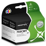 Tusze zamienniki - Asarto Tusz zamienny do HP 703 CD888AE Color 18 ml 250 Str AS-H703COL [7819556] - miniaturka - grafika 1