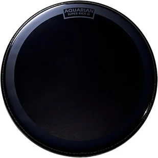 Aquarian REF20SK seria reflektorów – 50 cm Superkick Bass perkusja – Czarne, czarne wykończenie lustrzane - Akcesoria do perkusji - miniaturka - grafika 1