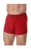 Majtki męskie - Bokserki męskie bawełniane Brubeck Comfort Cotton BX10050A ciemnoczerwony - miniaturka - grafika 1