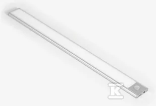 Nextec OPRAWA MEBLOWA LED 40cm, Srebrna, 4000K, light sensor + pir, ładowanie 750mA - Oprawy, klosze i abażury - miniaturka - grafika 1
