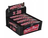Batoniki - Prince Polo XXL Black Kruchy wafelek z kremem kakaowym oblany czekoladą 50 g x 28 sztuk - miniaturka - grafika 1