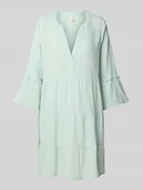 Sukienki - Sukienka o kroju podkreślającym figurę z czystej bawełny model ‘THYRA’ - miniaturka - grafika 1