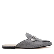 Klapki i japonki damskie - Klapki Guess FLJBO2LEL06 Szary - miniaturka - grafika 1