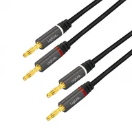 Kable - LogiLink audio, wtyk bananowy 3.0m - miniaturka - grafika 1