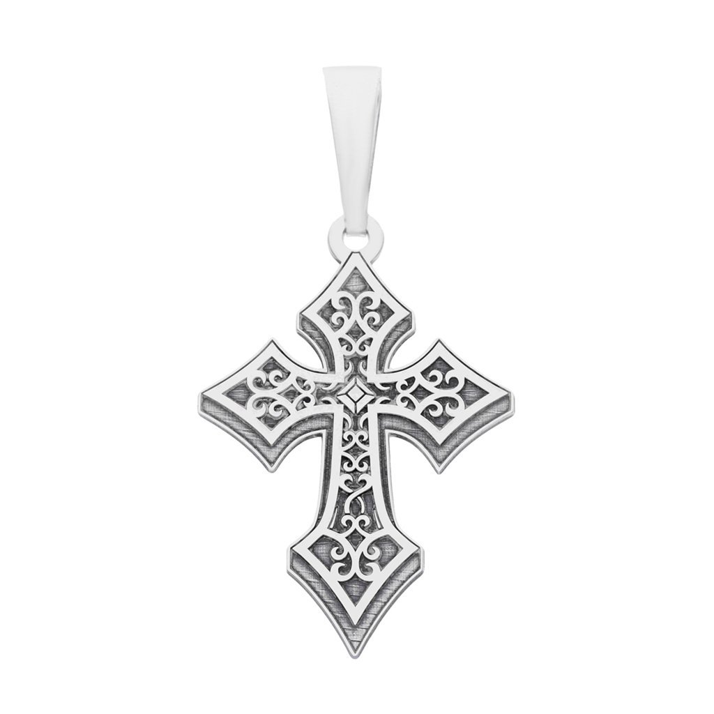 Krzyżyk srebrny Ag 925 ozdobny KC013RL