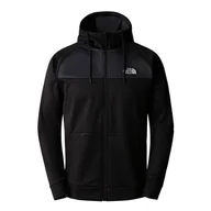 Bluzy męskie - Bluza The North Face Reaxion 0A7Z9O4GZ1 - czarna - miniaturka - grafika 1