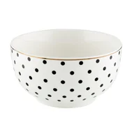 Miski i półmiski - Florina Salaterka porcelanowa Spots Black 13 cm, - miniaturka - grafika 1