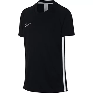 Koszulki i topy damskie - Koszulka dla dzieci Nike Dri-FIT Academy SS Top JUNIOR czarna AO0739 010 - grafika 1