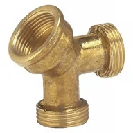 Inne akcesoria do nawadniania - Gardena Rozdzielacz podwójny mosiężny 19 mm 3/4" 7155 - miniaturka - grafika 1
