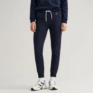 Spodnie damskie - Damskie Spodnie GANT LOCK UP SWEAT PANTS 4204911.433 – Niebieski - miniaturka - grafika 1