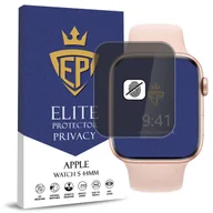 Akcesoria do smartwatchy - FOLIA 5D PRYWATYZUJĄCA SZKŁO ANTI-SPY DO APPLE WATCH 5 44MM CAŁY EKRAN - miniaturka - grafika 1