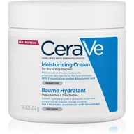 Balsamy i kremy do ciała - CeraVe CeraVe Moisturizers krem nawilżający do twarzy i ciała do skóry suchej i bardzo suchej 454 g - miniaturka - grafika 1